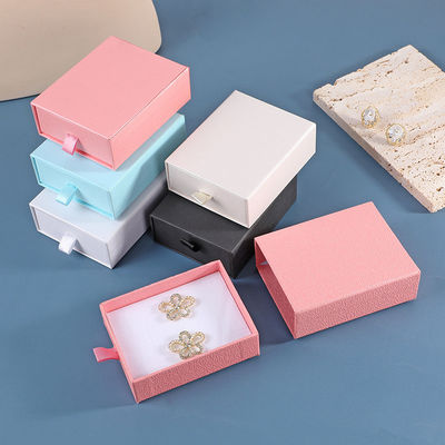 La scatola d'imballaggio di Ring Necklace Storage Art Paper di modo di stoccaggio creativo dei gioielli ha messo la borsa decorativa di stoccaggio