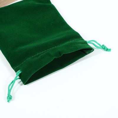 Colore solido e morbidezza semplice di stile e schermo affollato amichevole del tessuto della pelle che stampa la borsa di stoccaggio dell'elemento del Drawcord di timbratura di oro